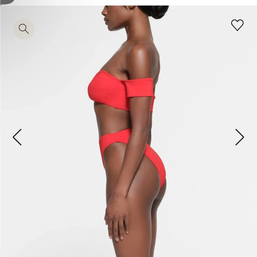Sw59. Skims recycled swim NWT RUBY OFF THE SHOULDER BIKINI TOP xl ❣️
